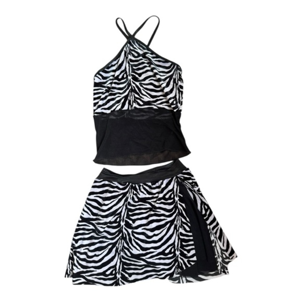Dancer / ballet core size‎ small set in zebra print and black